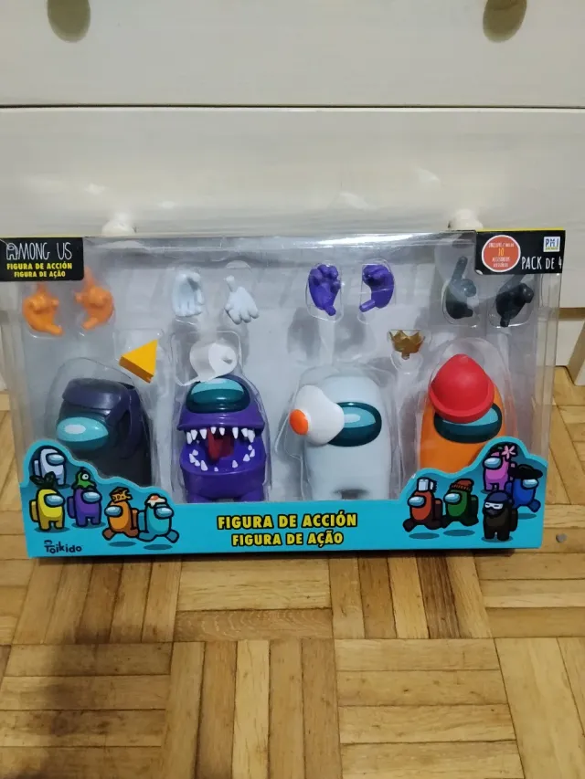Pack 4 Figuras Acción Among Us