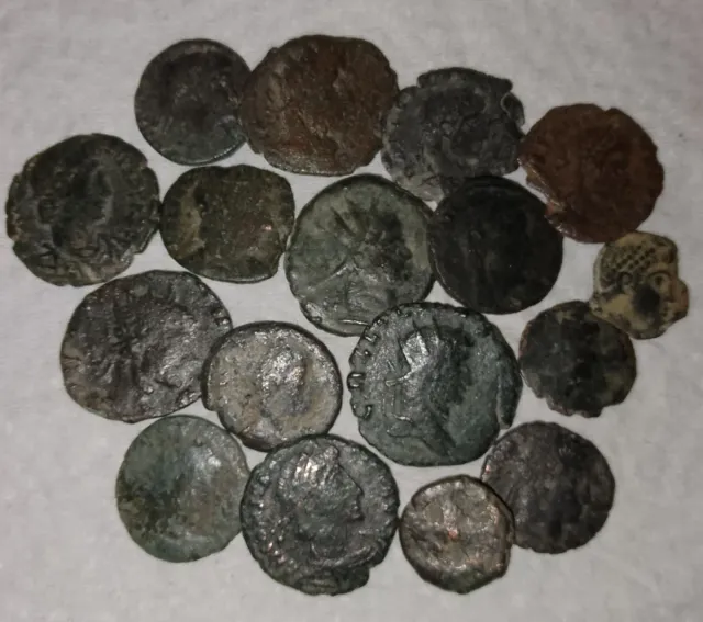 Lote 17 Monedas Romanas Antiguas