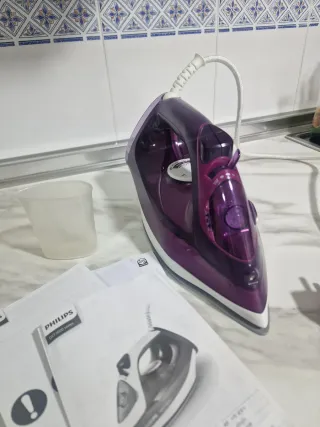 Plancha Philips Morada