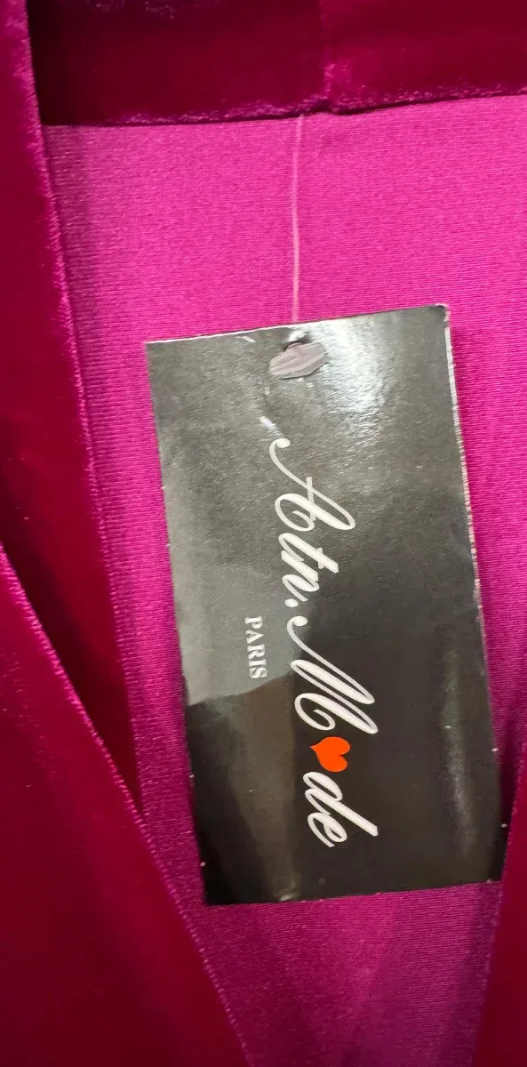 Kimono Terciopelo Fucsia Talla Única