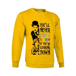 Sudadera Chaplin con niño con frase motivacional
