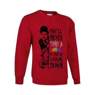 Sudadera Chaplin con niño con frase motivacional