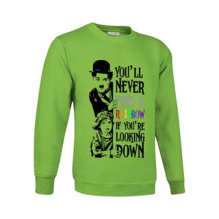 Sudadera Chaplin con niño con frase motivacional