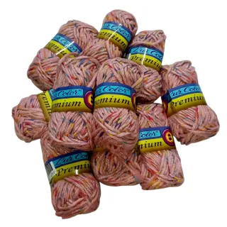 Lote 20 ovillos lana gruesa matizada