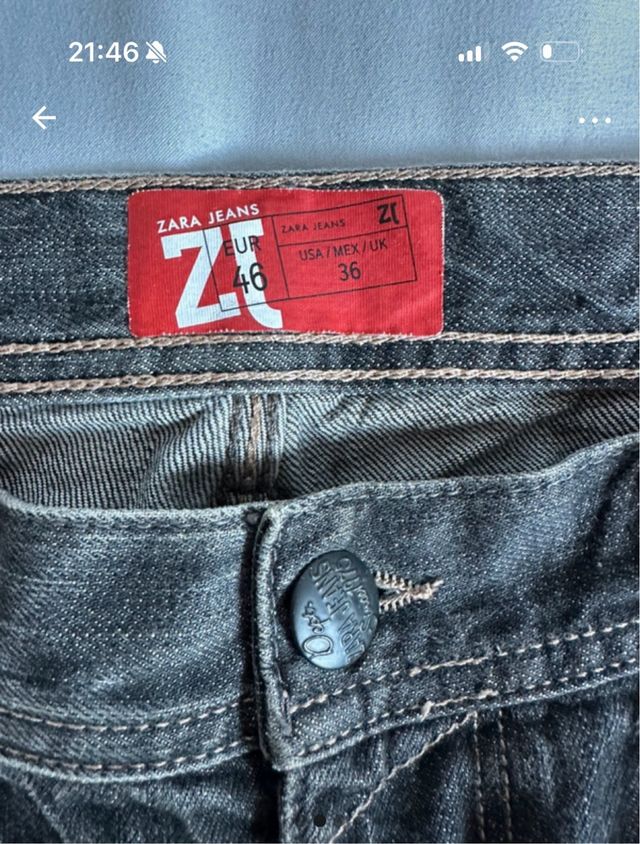 Pantalón Roto Hombre Negro