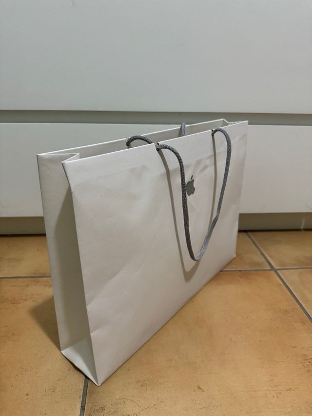 Bolsa Grande Apple Blanca