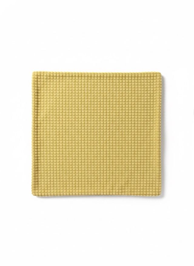 Funda cojín amarillo 50x50cm