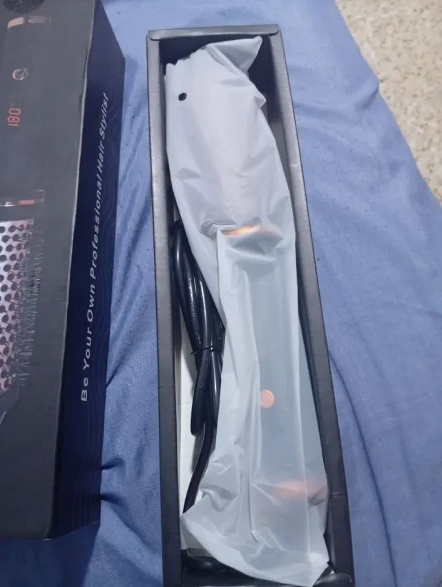 Cepillo Rizador Profesional Negro y Dorado