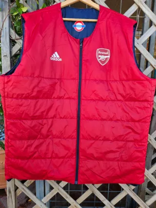 Gilet Adidas Arsenal Blu/Rosso reversibile