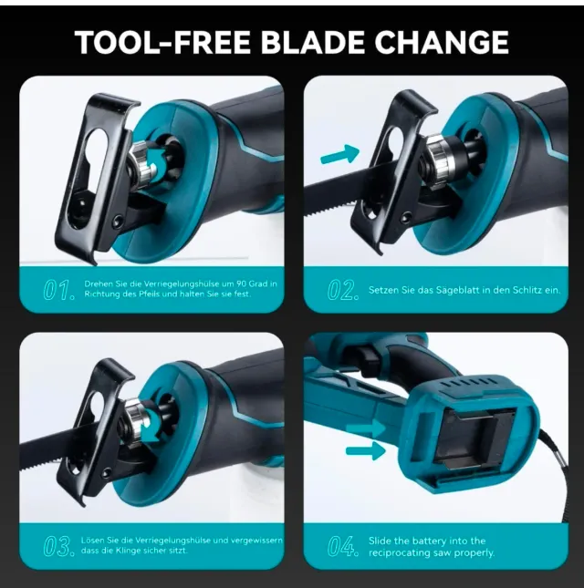 Sierra Sable a Batería YOFIDRA