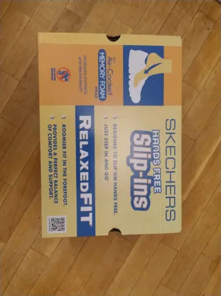 Zapatillas Skechers grises y azules 1 día usado