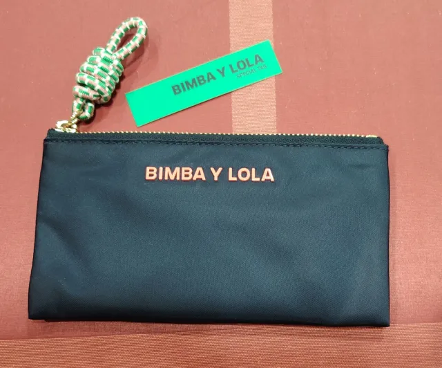 Cartera BIMBA Y LOLA negra con cordón