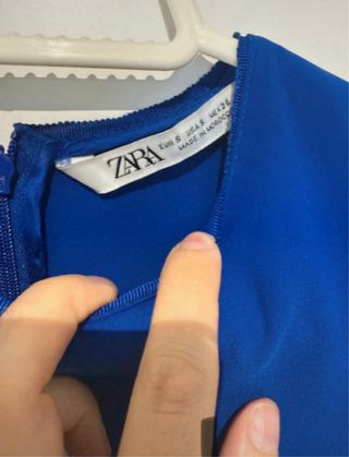 Vestido MIDI Zara Azul y Rosa