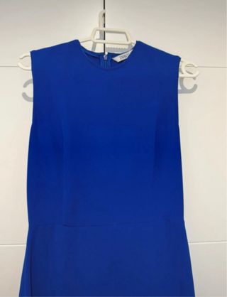 Vestido MIDI Zara Azul y Rosa