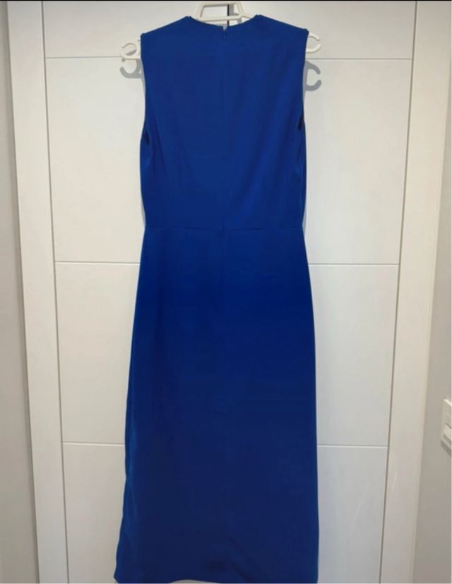 Vestido MIDI Zara Azul y Rosa
