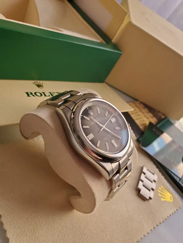 Rolex Oyster Acero 904L Caja y Documentación