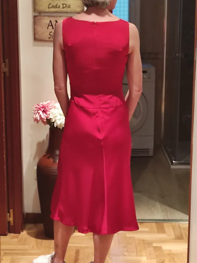 Vestido rojo fiesta talla 36