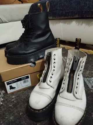 OFERTA!Dr Martens JadonII Mono,Sinclair blancas 38