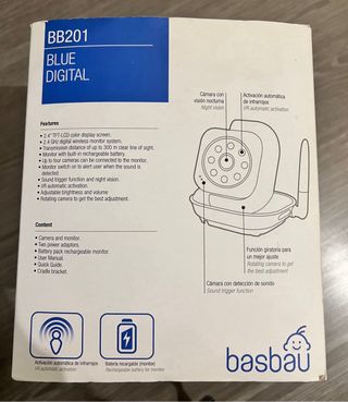Vigilabebés Inalámbrico Basbau