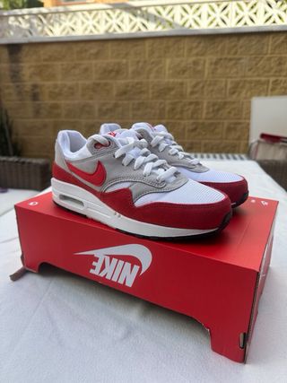 Nike Air Max 1 GS Talla 38 Rojo