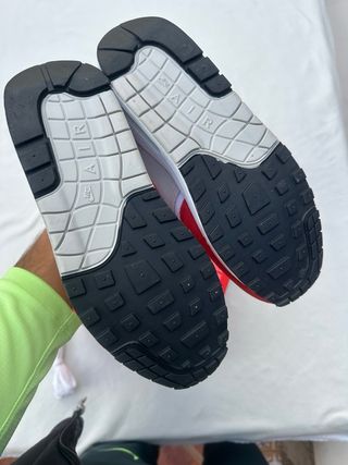 Nike Air Max 1 GS Talla 38 Rojo