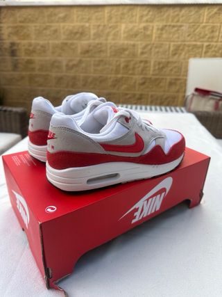 Nike Air Max 1 GS Talla 38 Rojo