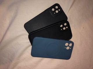 3 Fundas iPhone 11 Pro (Negras y Azul)