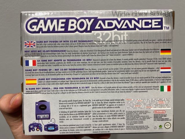 Nintendo Game Boy Advance Negra