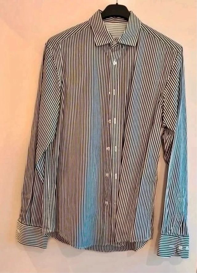 Camicia a righe uomo