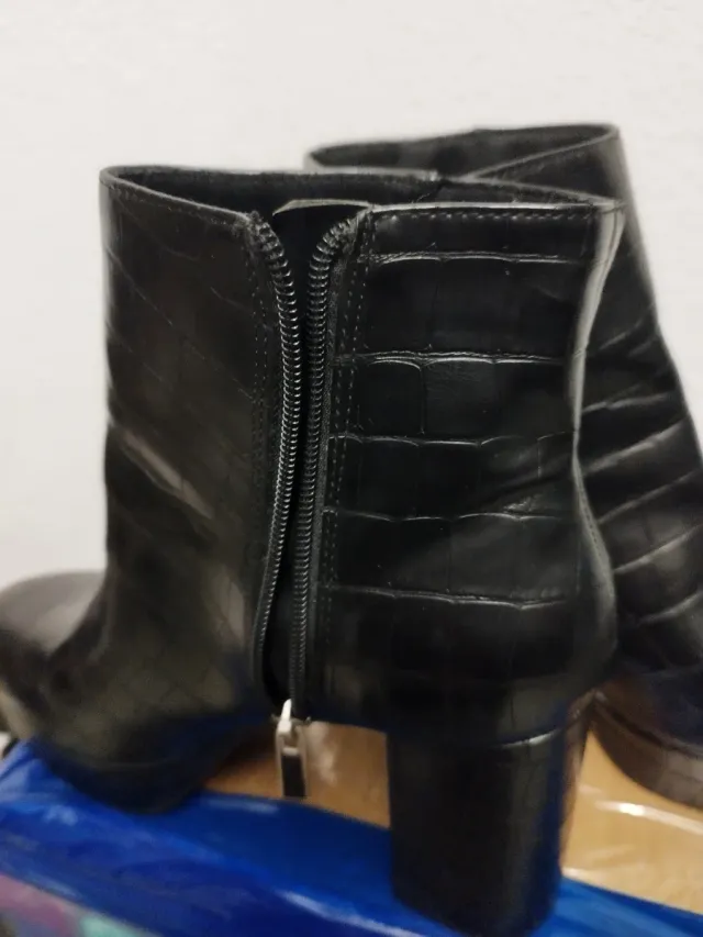 Botas de plataforma negras