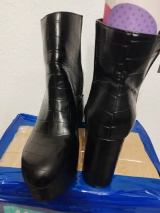 Botas de plataforma negras