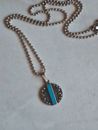 Collana Argento 925% Turchese