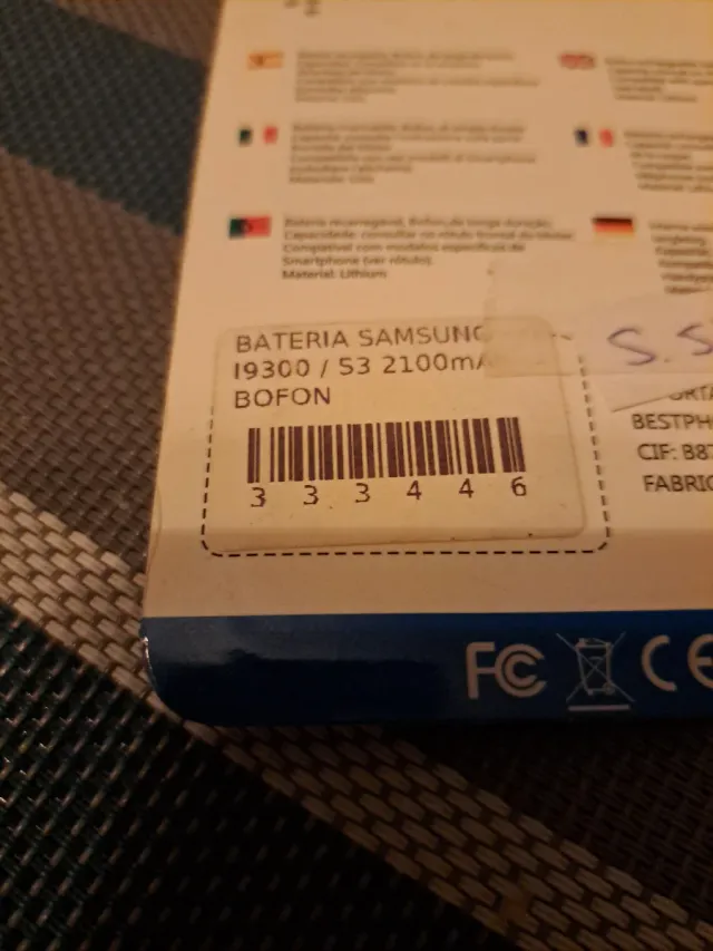 Batteria Samsung S3/i9300 BOFON