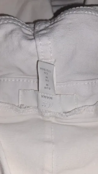 Lote 3 Pantalones Vaqueros Premamá Blancos