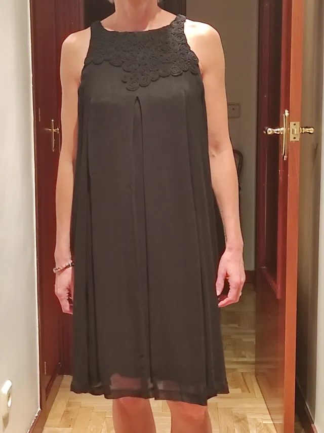 Vestido negro fiesta talla 38