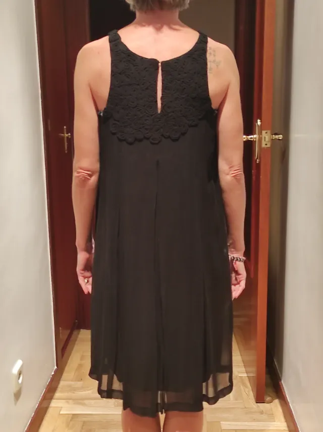 Vestido negro fiesta talla 38