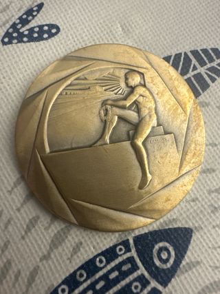 Medalla Art Decó H Dubois Fraisse