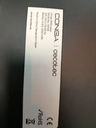 Robot Aspirador Cecotec Conga 3090 Incompleto