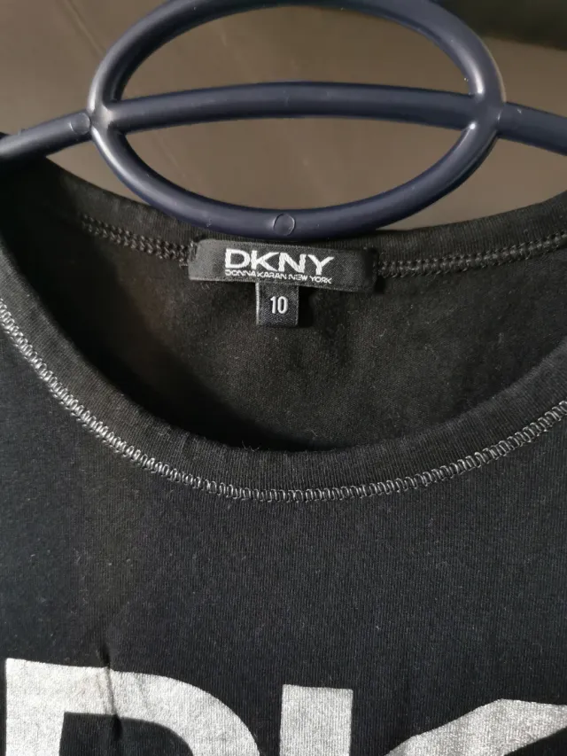 Camiseta DKNY Niña Negra Talla 10.