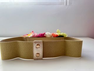 Cinturón elástico flores talla 75