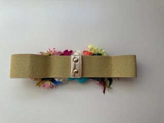 Cinturón elástico flores talla 75