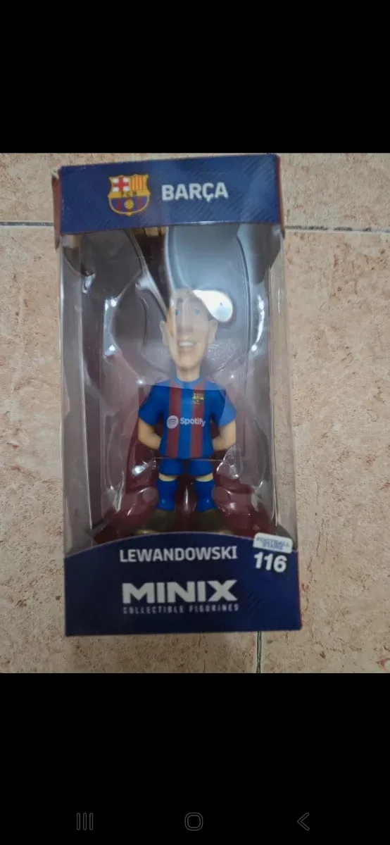 Figura Minix Lewandowski FCB 12cm