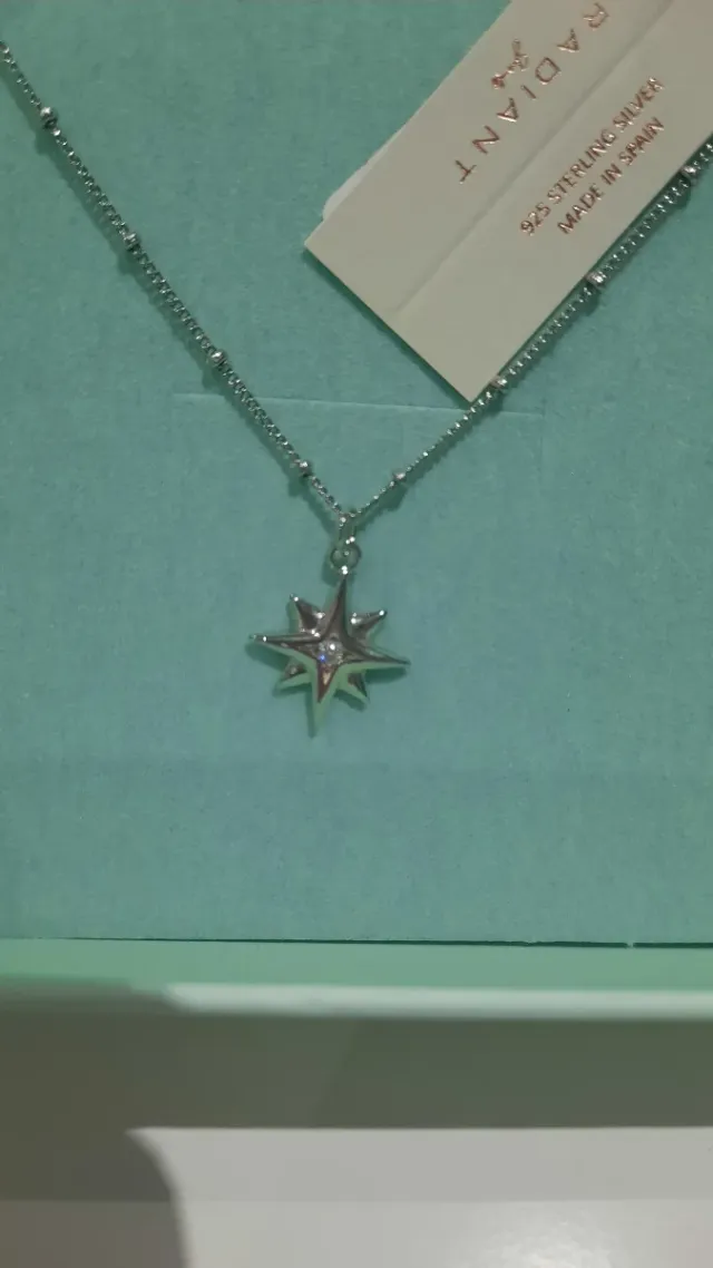 Collar Radiant Estrella Plata