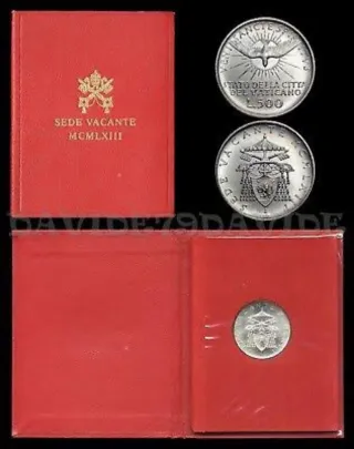 500 Lire Vaticano Sede Vacante 1963