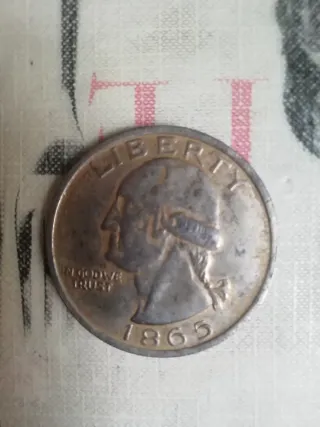 Moneda Americana 1865