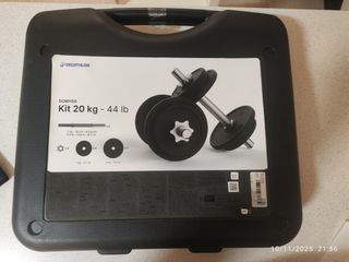 Kit Mancuernas DOMYOS 20kg - 44lb