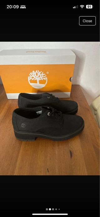 Zapatos Timberland negros mujer