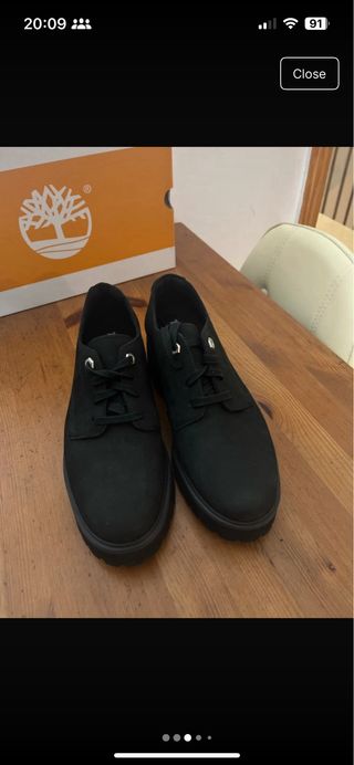 Zapatos Timberland negros mujer