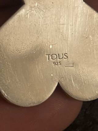 Colgante Tous Oso Plata 925 con Ónix