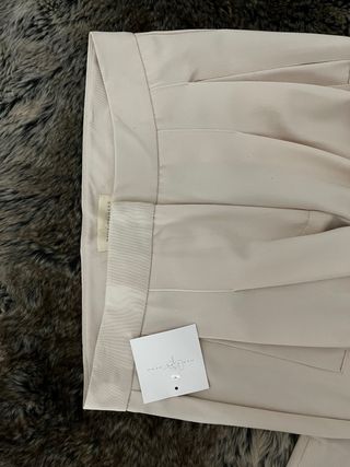 Pantalón Palazzo Tiro Alto Beige